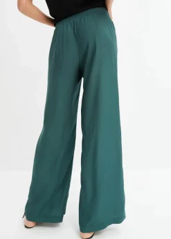 bonprix Bekleidung·Kleider|Hosen^Schlupfhose aus fließender Viskos-Crêpe mattgrün