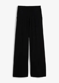 bonprix Bekleidung·Kleider|Hosen^Schlupfhose aus softem Viskose-Mix schwarz