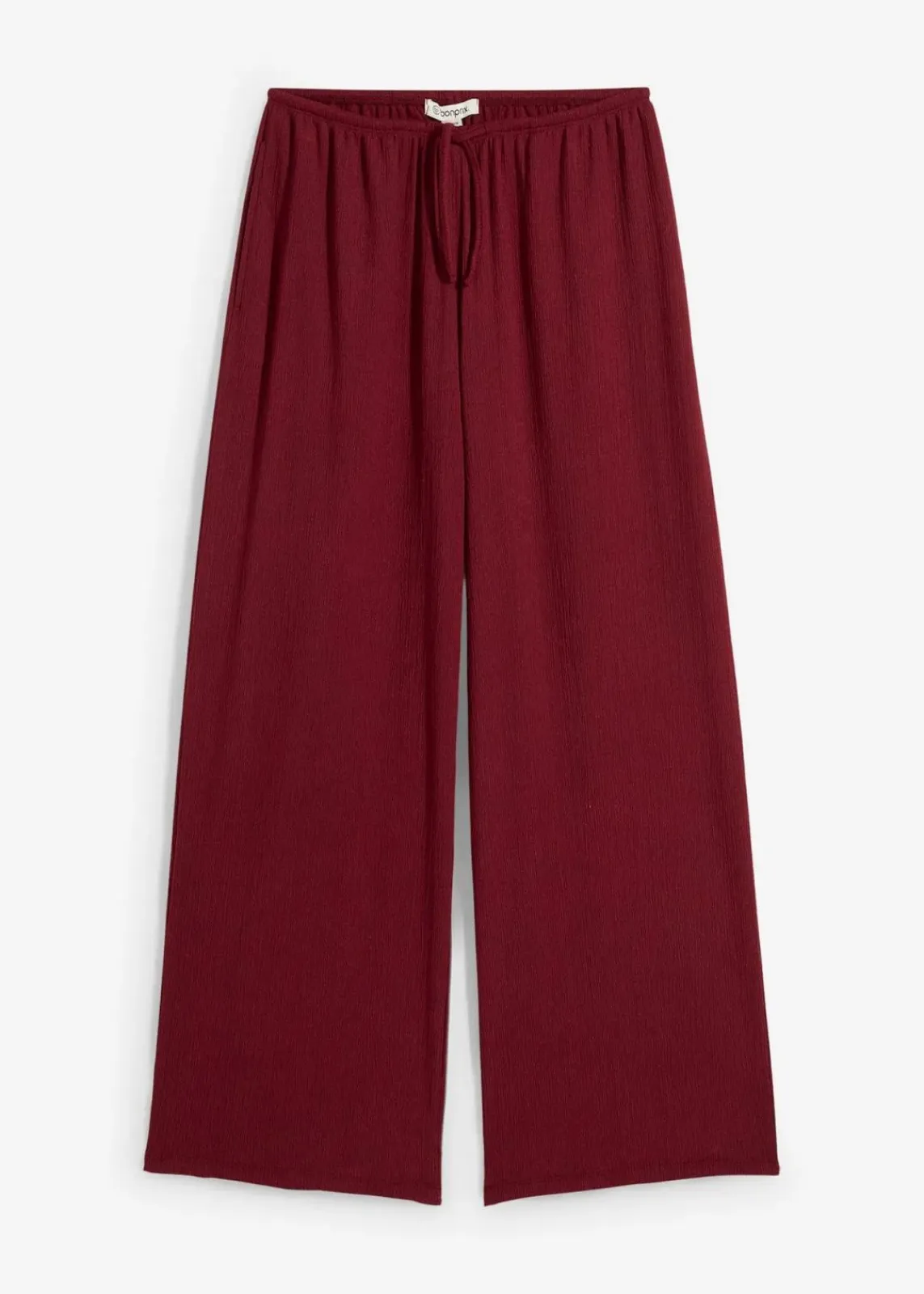 bonprix Zweiteiler & Sets|Hosen^Schlupfhose aus strukturiertem Crêpe rubinrot