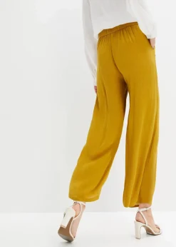 bonprix Nachhaltigere Materialien|Hosen^Schlupfhose aus Viskose dunkelgelb