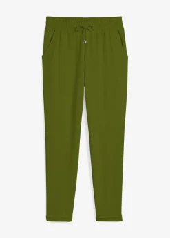 bonprix Hosen|Bekleidung·Kleider^Schlupfhose aus Viskose-Mix dunkelmoos