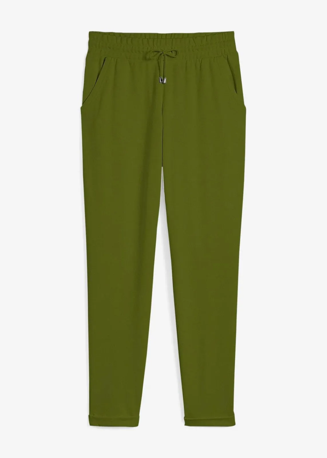 bonprix Hosen|Bekleidung·Kleider^Schlupfhose aus Viskose-Mix dunkelmoos