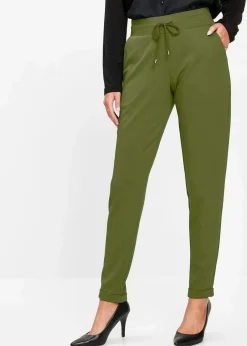 bonprix Hosen|Bekleidung·Kleider^Schlupfhose aus Viskose-Mix dunkelmoos