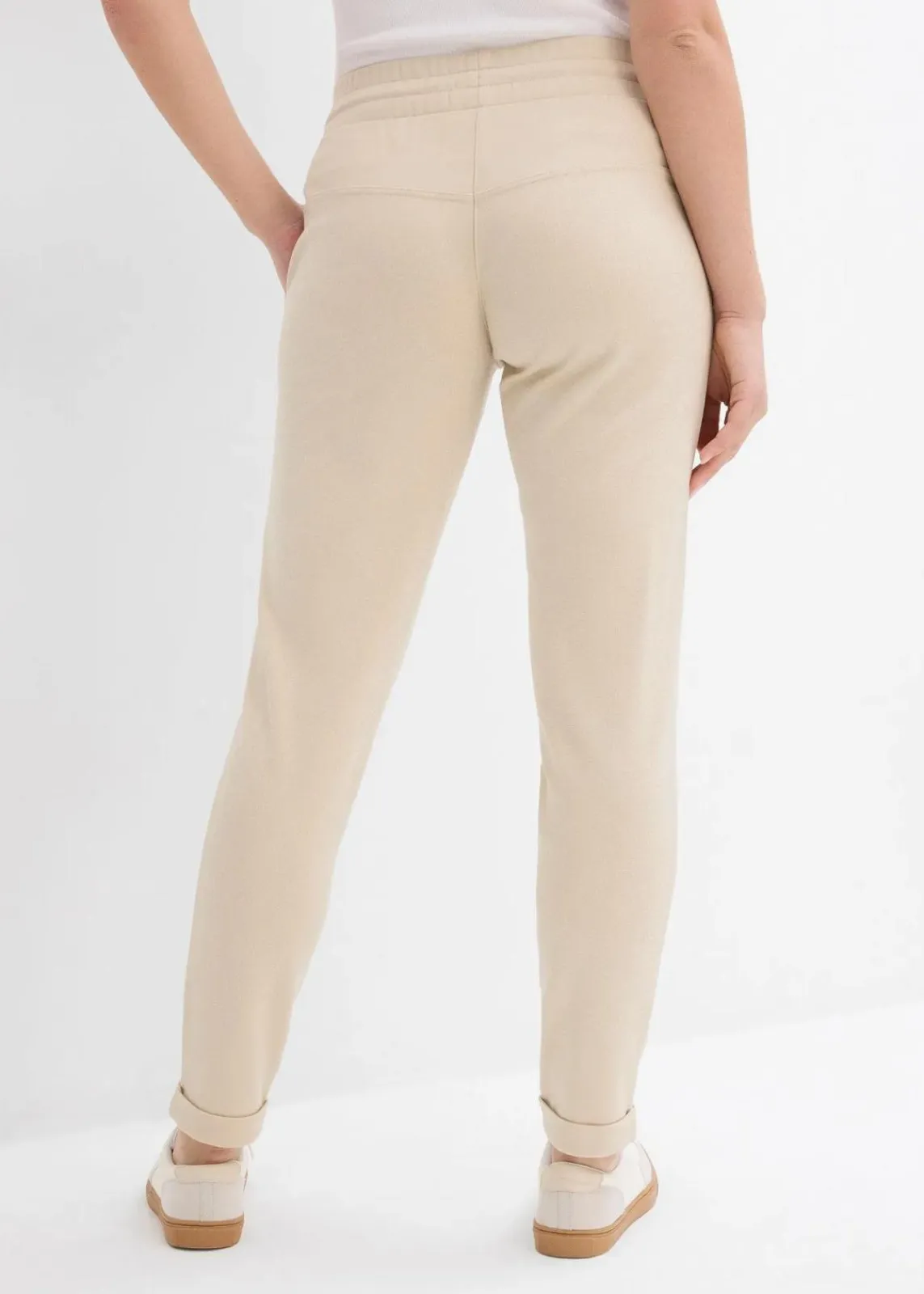 bonprix Hosen|Bekleidung·Kleider^Schlupfhose aus Viskose-Mix hellsand