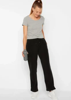 bonprix Bekleidung·Blusen & Tuniken|Bekleidung·Kleider^Schlupfhose mit Bequembund schwarz