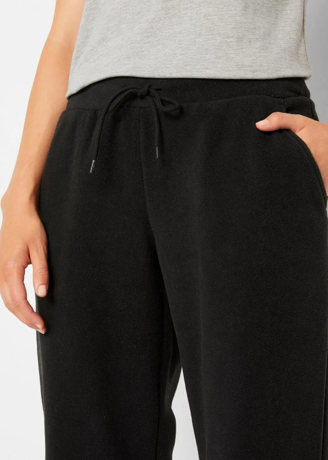 bonprix Bekleidung·Blusen & Tuniken|Bekleidung·Kleider^Schlupfhose mit Bequembund schwarz