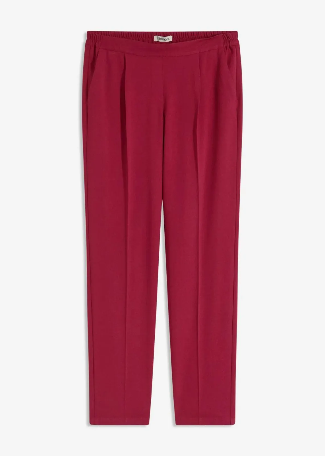 bonprix Hosen|Bekleidung·Kleider^Schlupfhose mit Bügelfalte dunkelrot