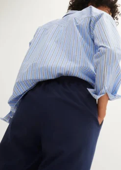 bonprix Bekleidung·Kleider|Hosen^Schlupfhose mit Bügelfalte dunkelblau
