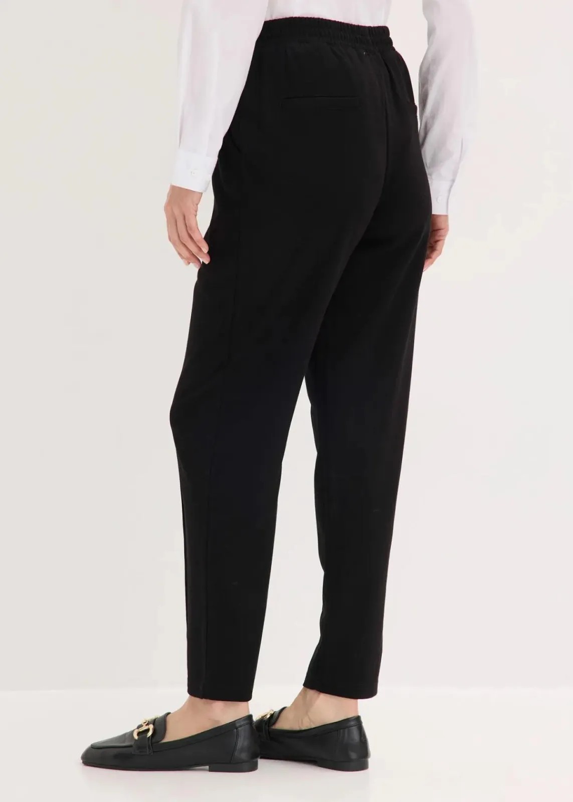 bonprix Hosen|Bekleidung·Kleider^Schlupfhose mit Biese schwarz