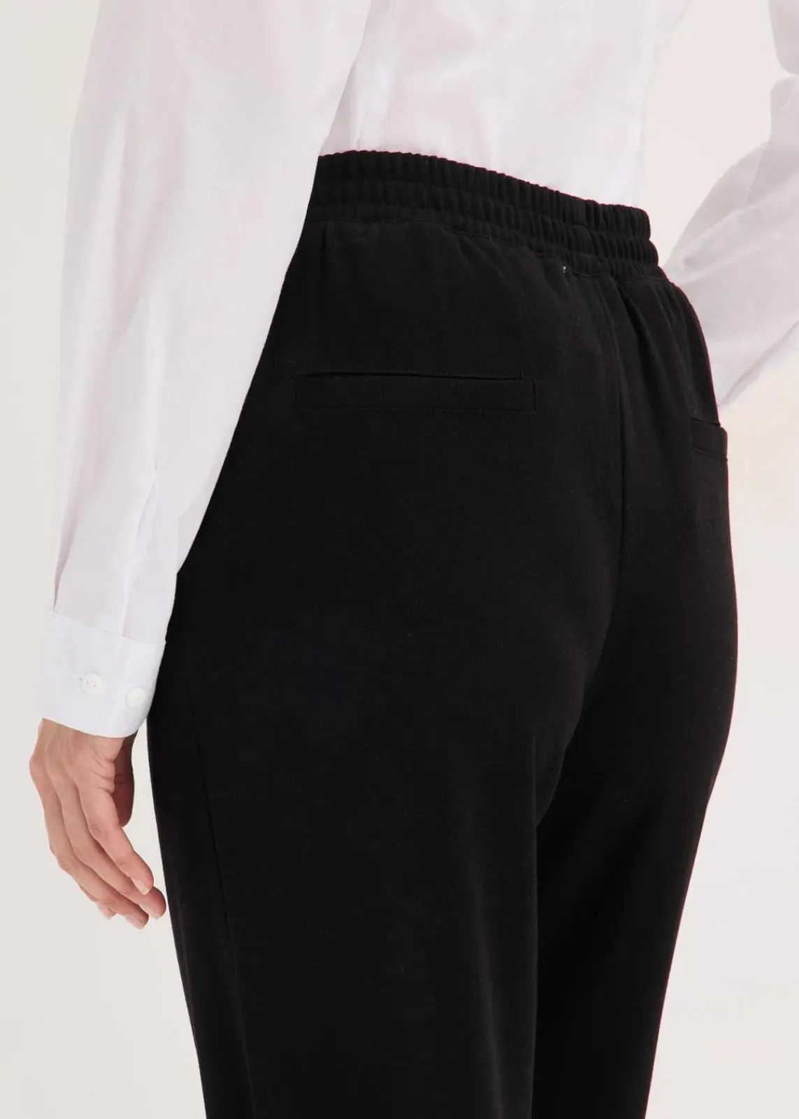 bonprix Hosen|Bekleidung·Kleider^Schlupfhose mit Biese schwarz
