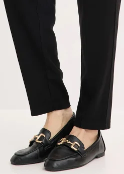 bonprix Hosen|Bekleidung·Kleider^Schlupfhose mit Biese schwarz