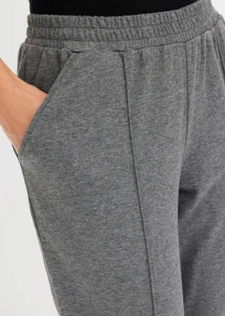 bonprix Hosen|Bekleidung·Kleider^Schlupfhose mit Biese grau meliert