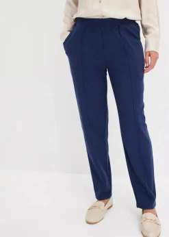 bonprix Hosen|Bekleidung·Kleider^Schlupfhose mit Biese dunkelblau