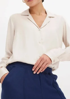 bonprix Hosen|Bekleidung·Kleider^Schlupfhose mit Biese dunkelblau