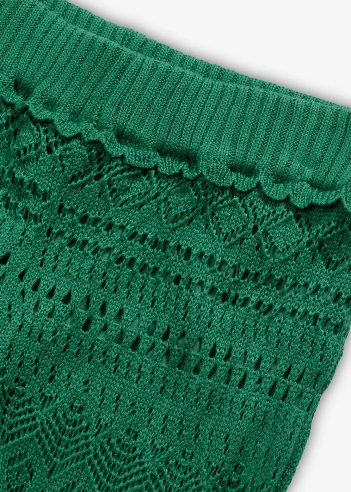 bonprix Bekleidung·Kleider|Hosen^Schlupfhose mit Lochstrickmuster edelsteingrün