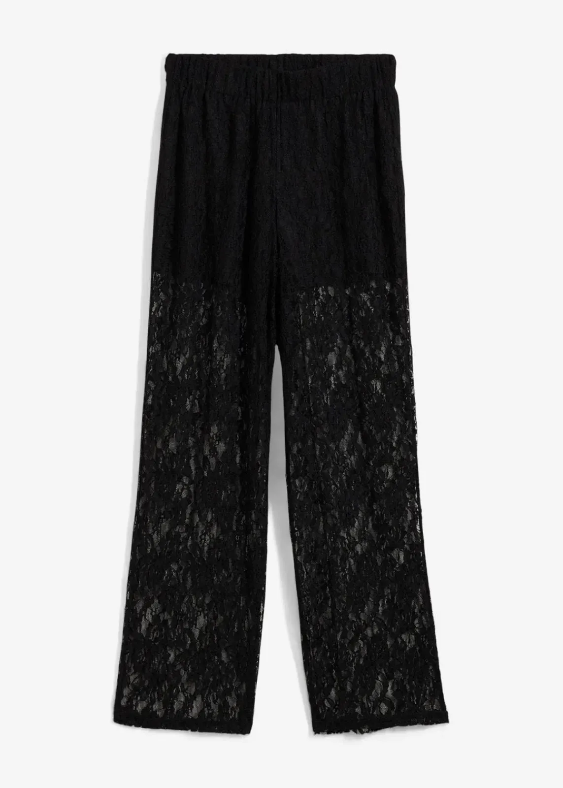bonprix Hosen^Schlupfhose mit Spitze schwarz