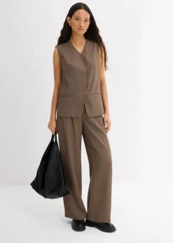 bonprix Hosen|Bekleidung·Kleider^Schlupfhose mit Twill-Struktur oliv
