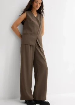 bonprix Hosen|Bekleidung·Kleider^Schlupfhose mit Twill-Struktur oliv