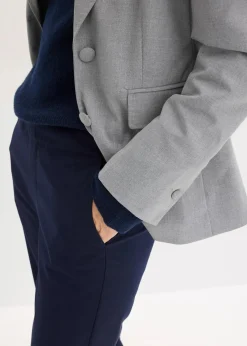 bonprix Bekleidung·Kleider|Hosen^Schlupfhose mit Umschlag dunkelblau