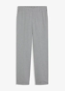 bonprix Hosen|Bekleidung·Kleider^Schlupfhose mit Umschlag grau meliert
