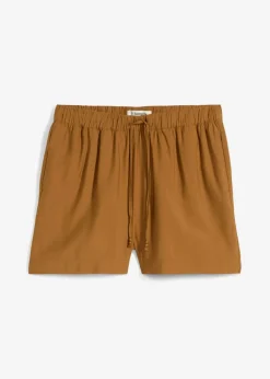bonprix Nachhaltigere Materialien|Hosen^Schlupf-Shorts cognac braun