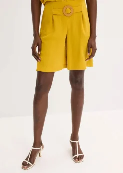 bonprix Hosen|Shorts^Schlupf-Shorts ockergold