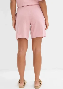 bonprix Bekleidung·Outdoorbekleidung|Bekleidung·Kleider^Schlupf-Shorts aus Feinstrick aschrosa