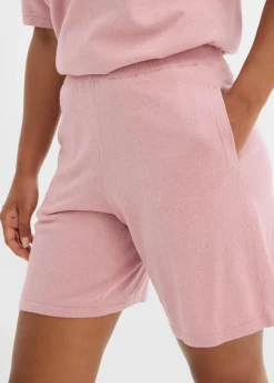 bonprix Bekleidung·Outdoorbekleidung|Bekleidung·Kleider^Schlupf-Shorts aus Feinstrick aschrosa
