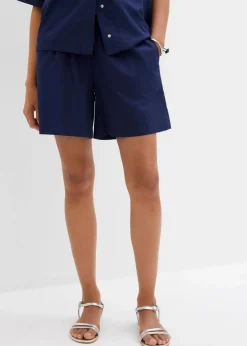 bonprix Bekleidung·Outdoorbekleidung|Bekleidung·Kleider^Schlupf-Shorts aus reiner Baumwolle tiefseeblau