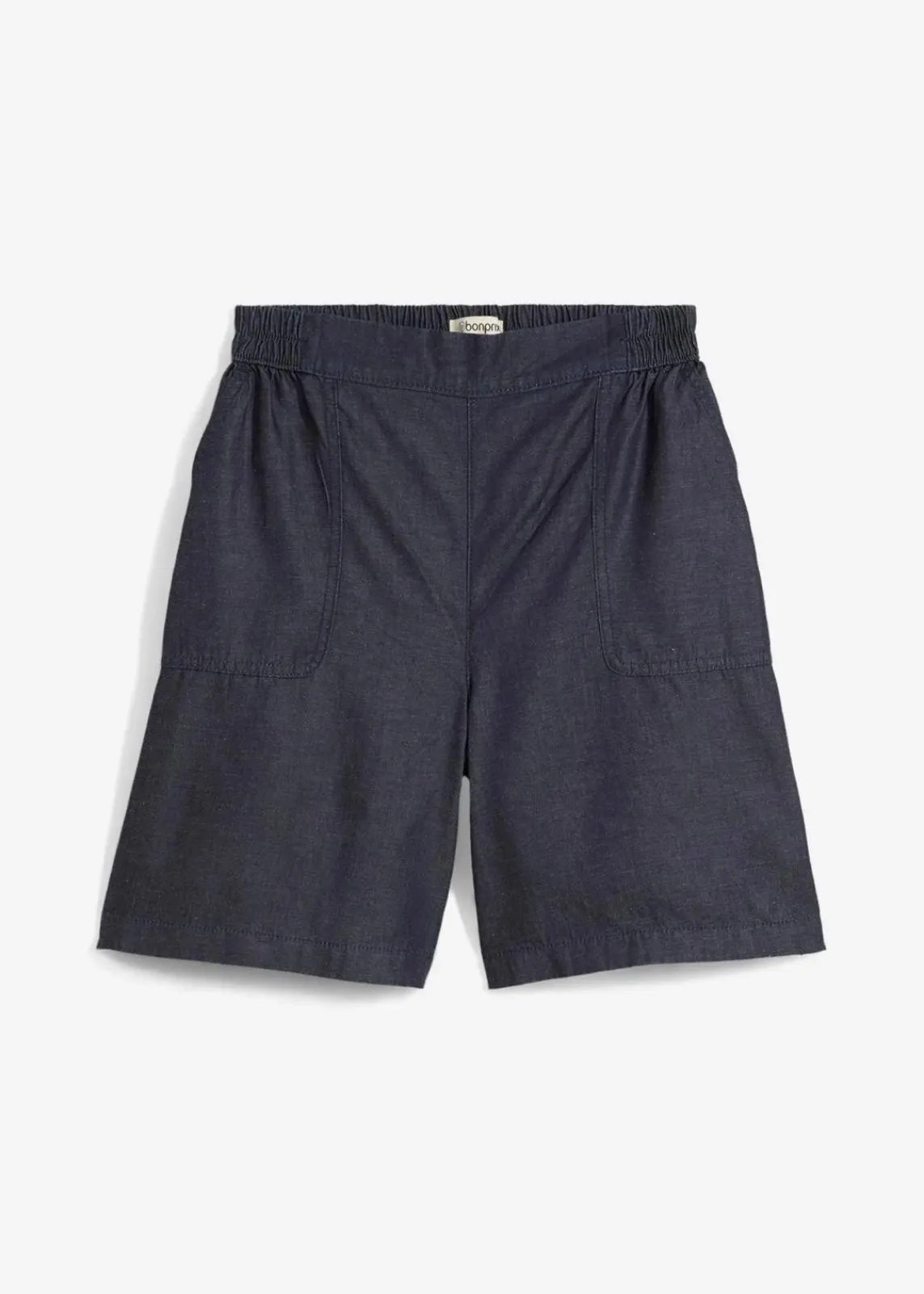 bonprix Bekleidung·Outdoorbekleidung|Bekleidung·Kleider^Schlupf-Shorts mit kühlendem Leinenanteil dunkelblau denim