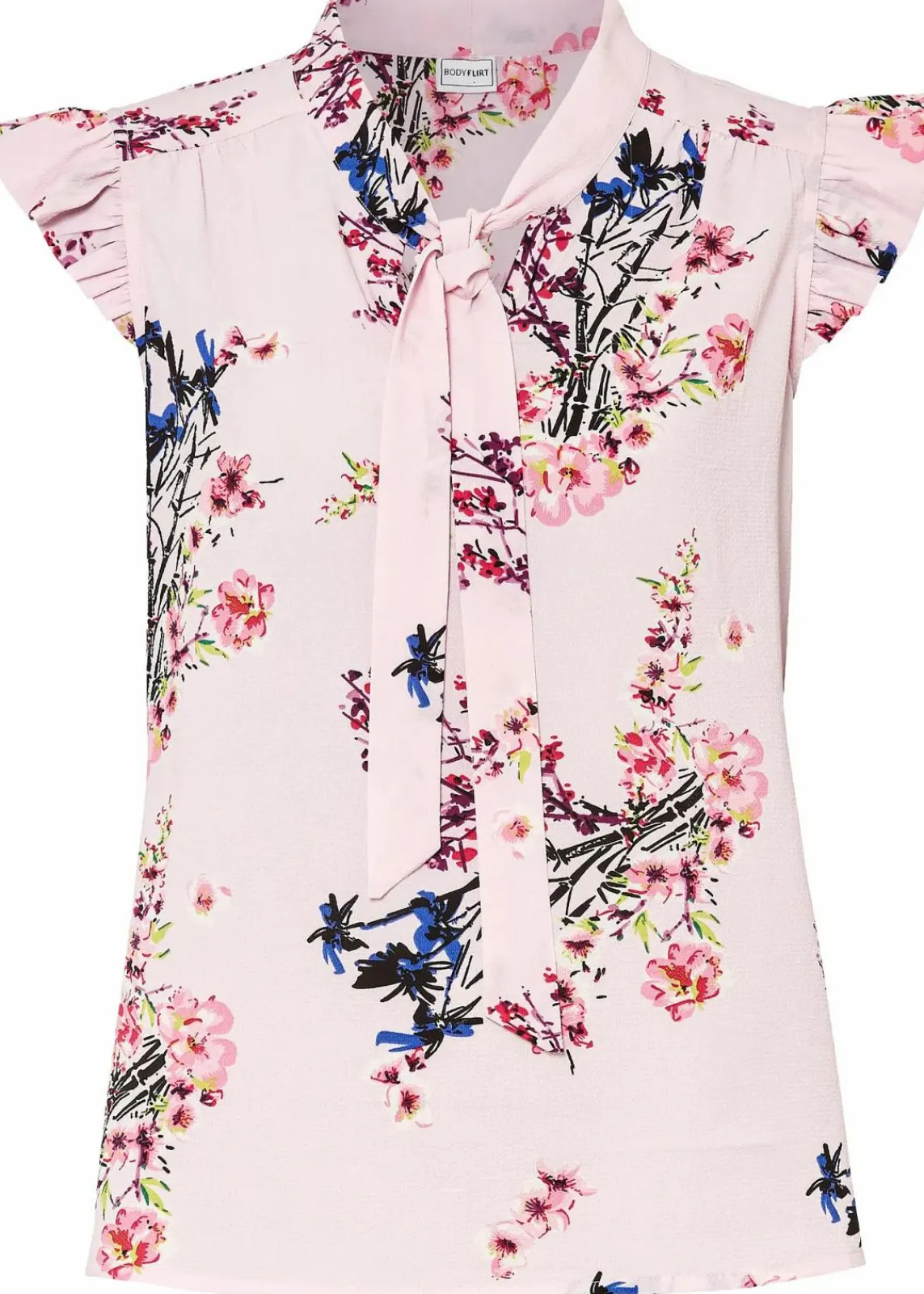 bonprix Blusen & Tuniken^Schluppenbluse rosa geblümt