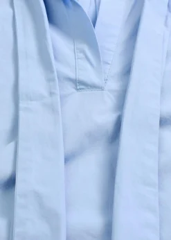bonprix Blusen & Tuniken|Bekleidung·Jacken & Mäntel^Schluppenbluse aus reiner Baumwolle perlblau