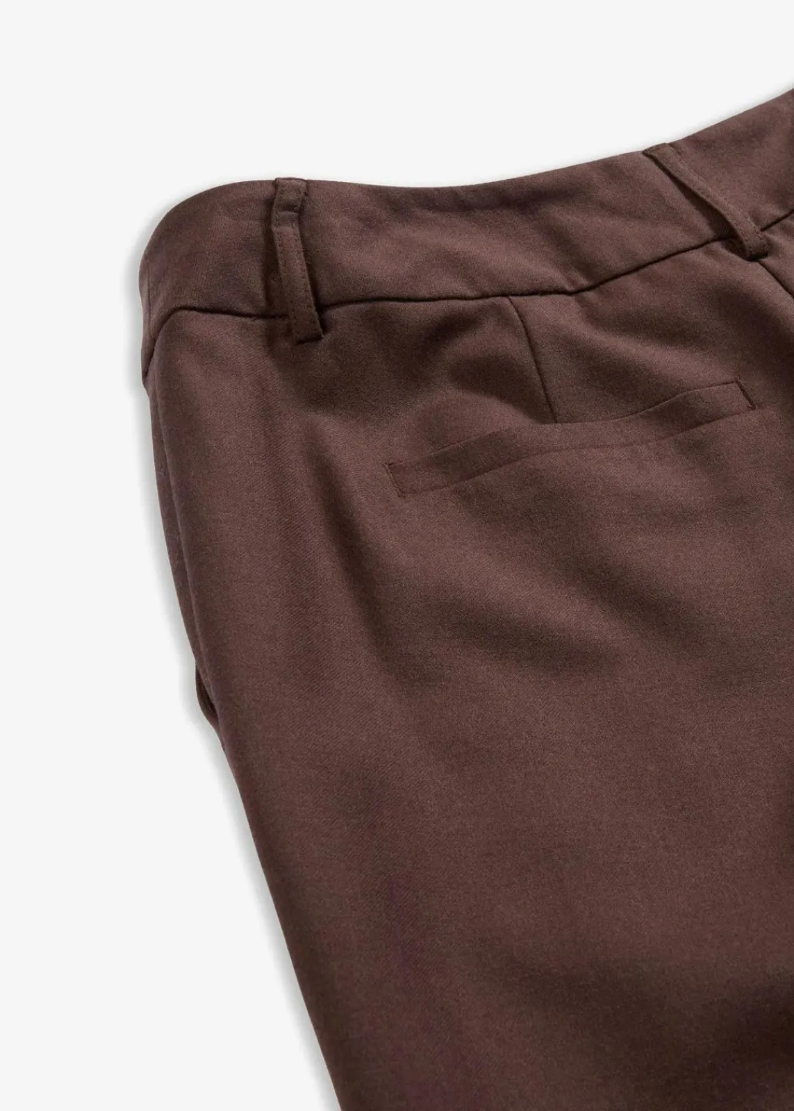 bonprix Bekleidung·Kleider|Hosen^Schmale Hose mit weichem Wollanteil dunkelbraun