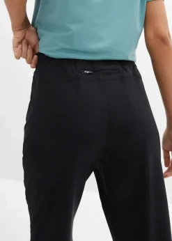 bonprix Bekleidung·Jumpsuits|Bekleidung·Sweat^Schnelltrocknende Funktionshose in Capri-Länge schwarz