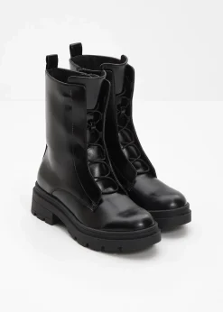 bonprix Boots^Schnürboots mit Profilsohle schwarz