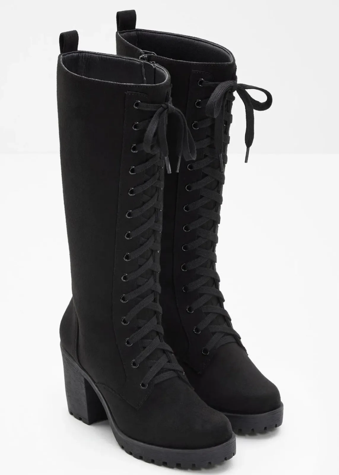 bonprix Stiefel^Schnürstiefel schwarz