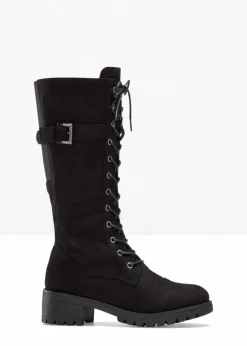 bonprix Stiefel^Schnürstiefel schwarz