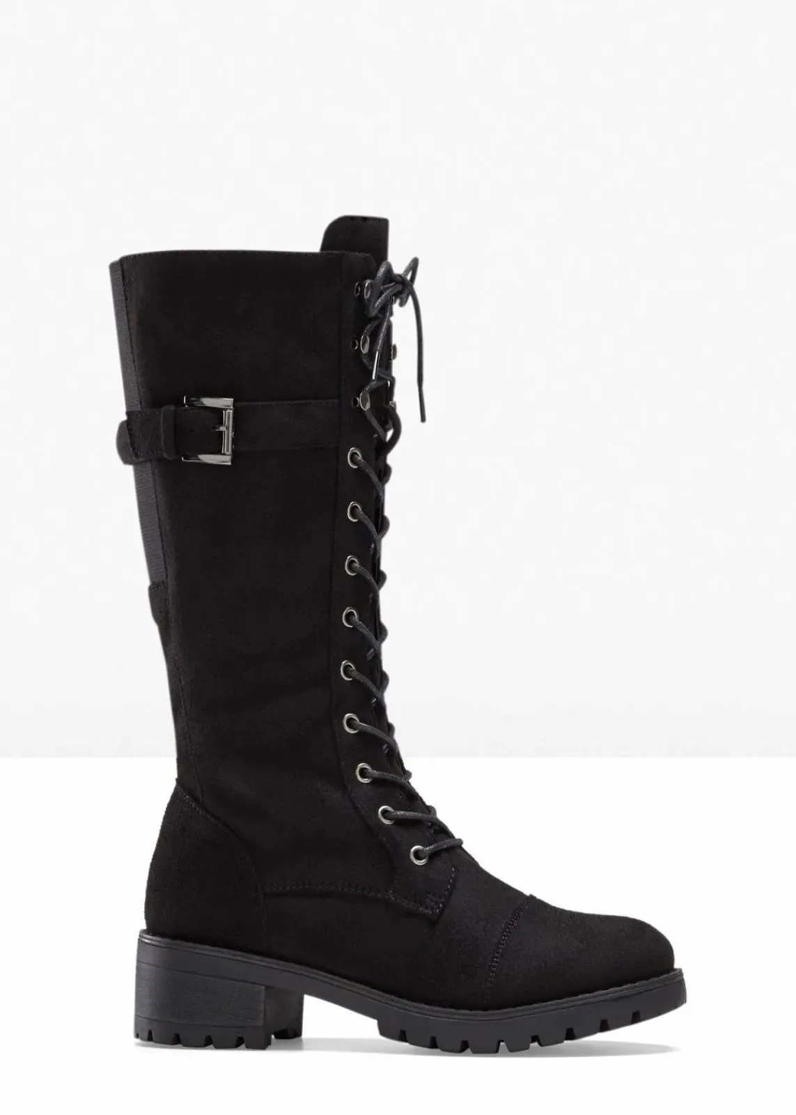 bonprix Stiefel^Schnürstiefel schwarz