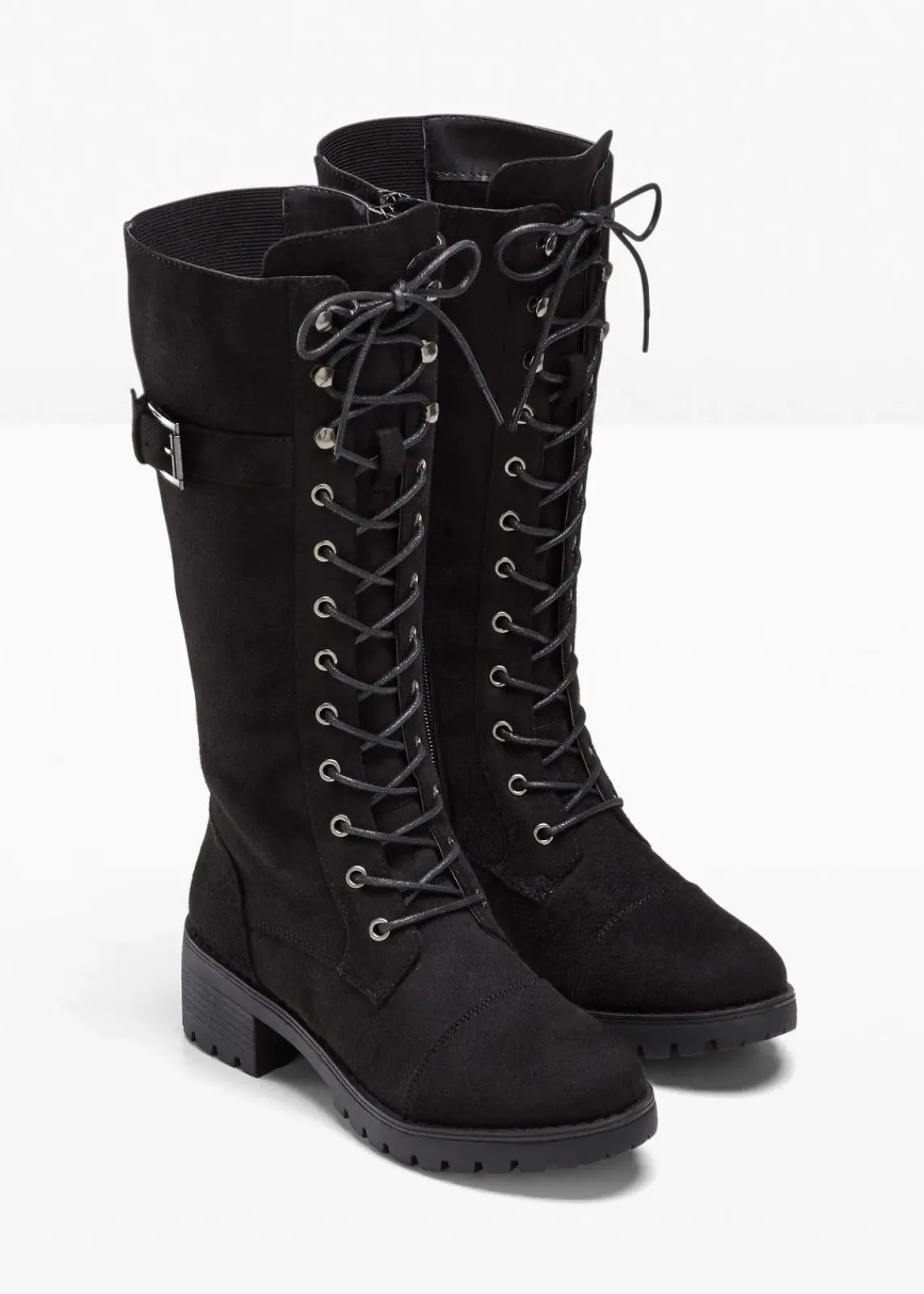 bonprix Stiefel^Schnürstiefel schwarz