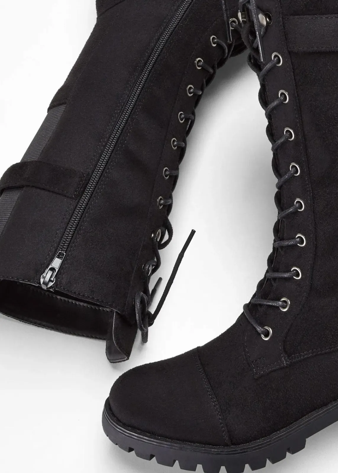 bonprix Stiefel^Schnürstiefel schwarz