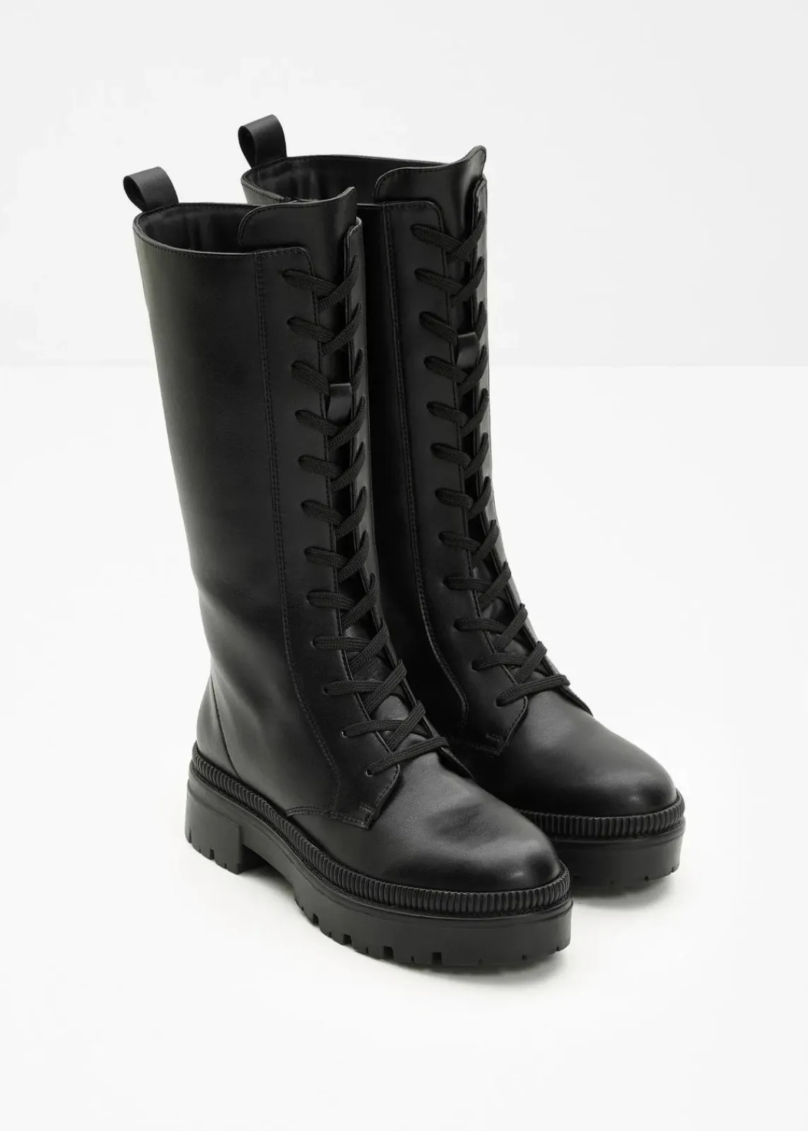bonprix Stiefel^Schnürstiefel schwarz