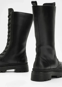 bonprix Stiefel^Schnürstiefel schwarz