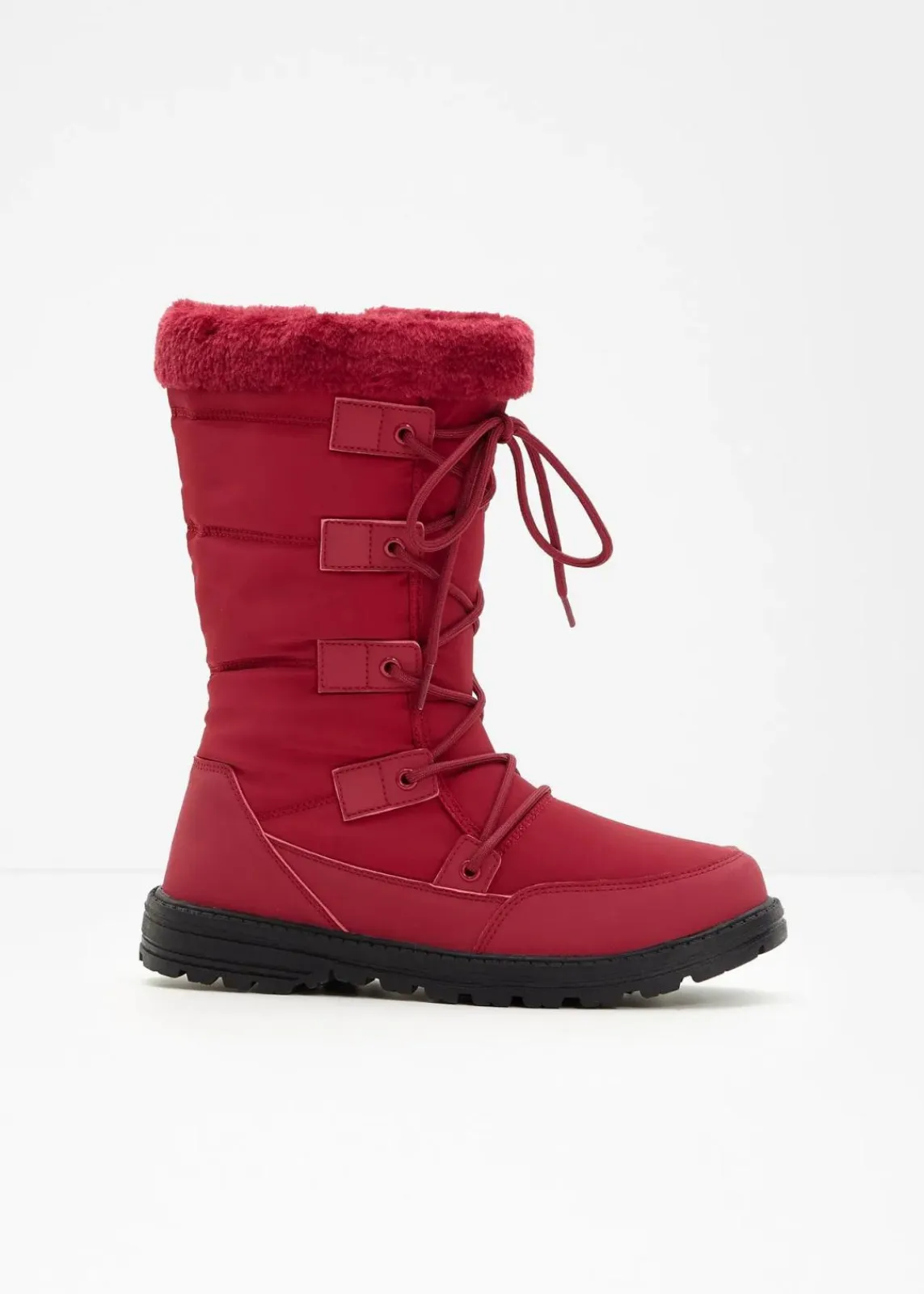 bonprix Schuhe & Accessoires In Spezialgrößen·Schuhe In Übergröße|Stiefel^Schnürstiefel dunkelrot