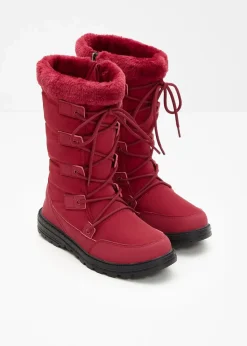 bonprix Schuhe & Accessoires In Spezialgrößen·Schuhe In Übergröße|Stiefel^Schnürstiefel dunkelrot