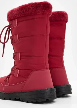 bonprix Schuhe & Accessoires In Spezialgrößen·Schuhe In Übergröße|Stiefel^Schnürstiefel dunkelrot
