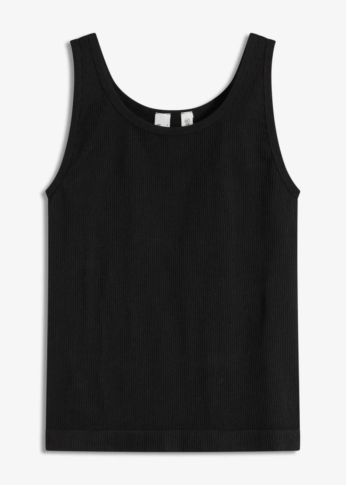 bonprix Bekleidung·Sweat|Sportbekleidung^Seamless Longtop aus Rippe schwarz