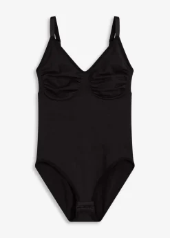 bonprix Wäsche·Bodies|Wäsche·Shapewear^Seamless Medium Shape Body schwarz