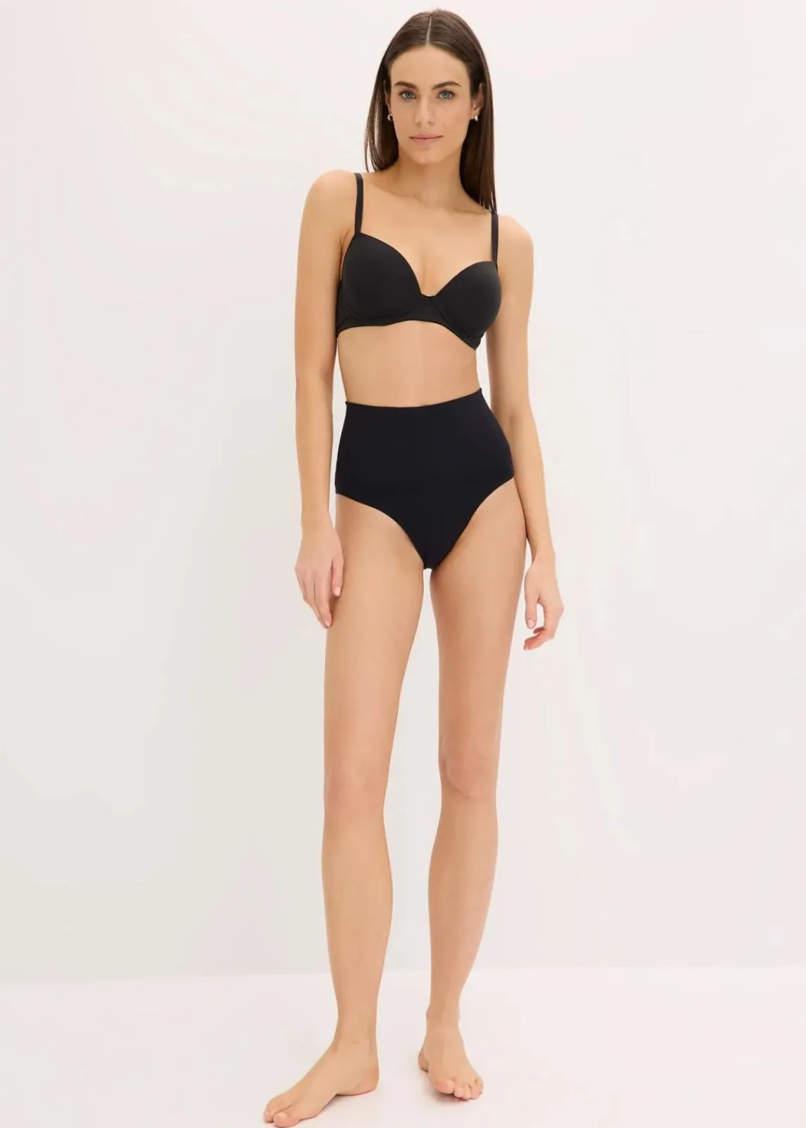 bonprix Wäsche·Shapewear|Wäsche·Höschen^Seamless Medium Shape-Slip (2er Pack) 2x schwarz