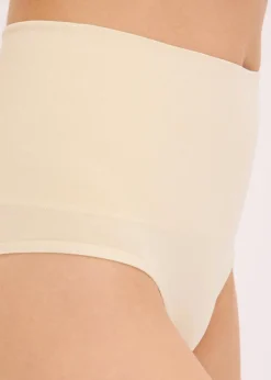 bonprix Nachhaltigere Materialien|Nachhaltigere Materialien^Seamless Medium Shape-Slip (2er Pack) 2x sandbeige