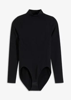 bonprix Wäsche·Bodies|Wäsche·Shapewear^Seamless Shape-Body mit mittlerer Formkraft schwarz
